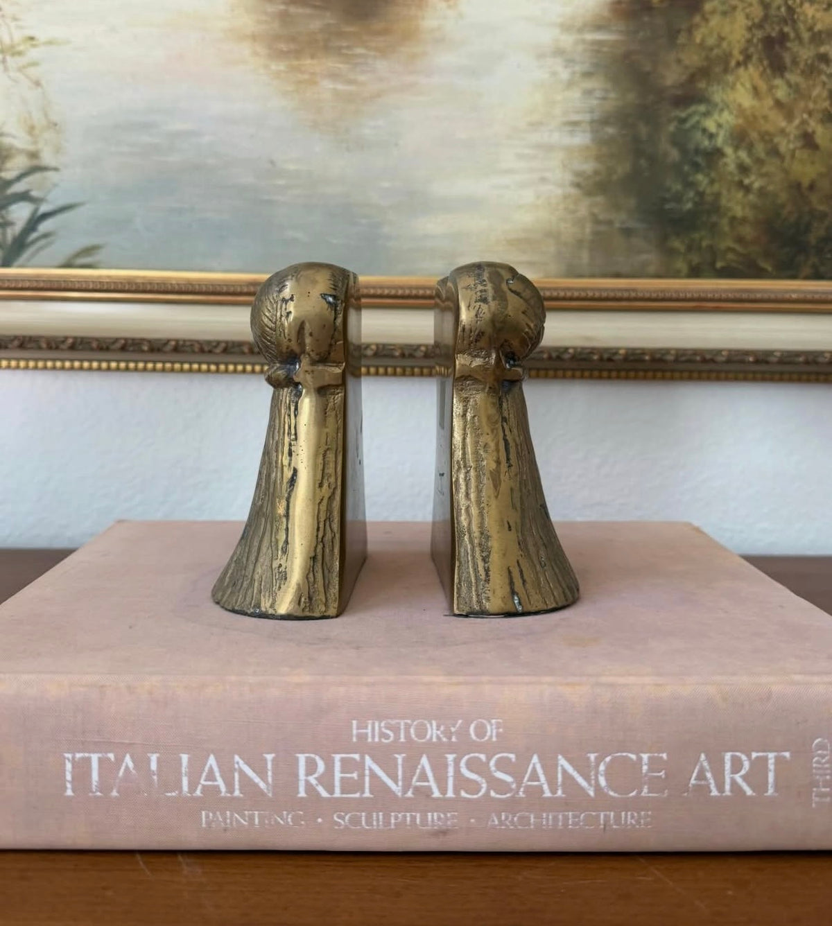 Brass Tassel Bookends