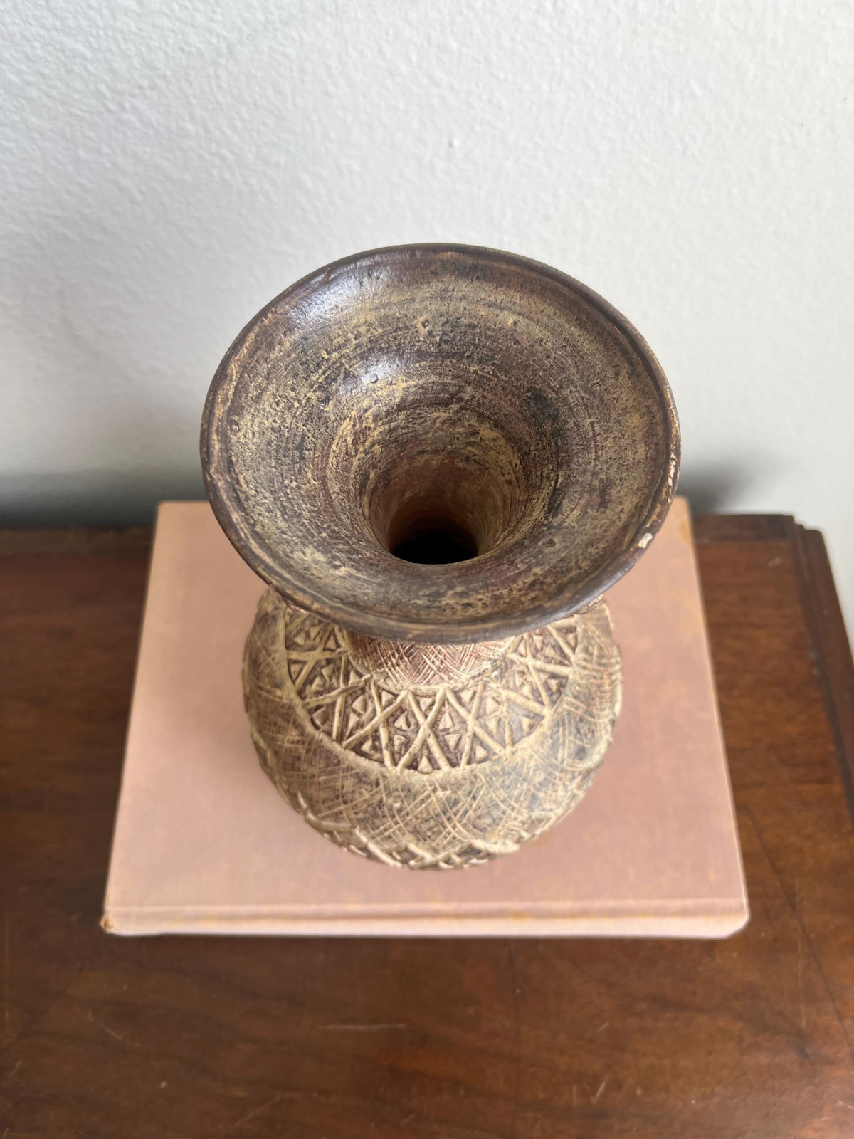 Latin American- Handmade Clay Vase